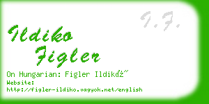 ildiko figler business card